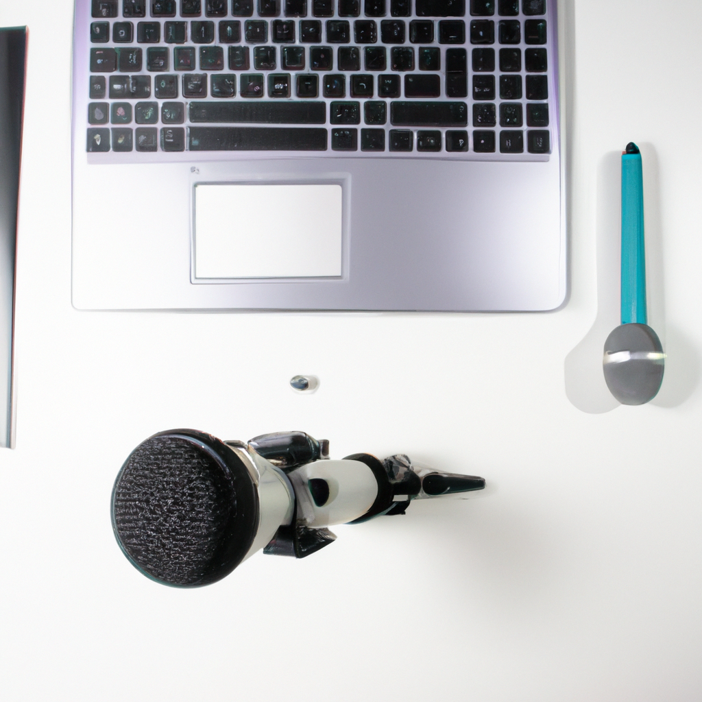 Espacio minimalista con micrófono y cámara para entrenamiento de medios en Buenos Aires